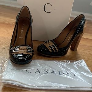 Casadie patent leather women shoes
